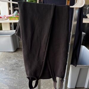 Old Navy Black Leggings with Stirrup Detail